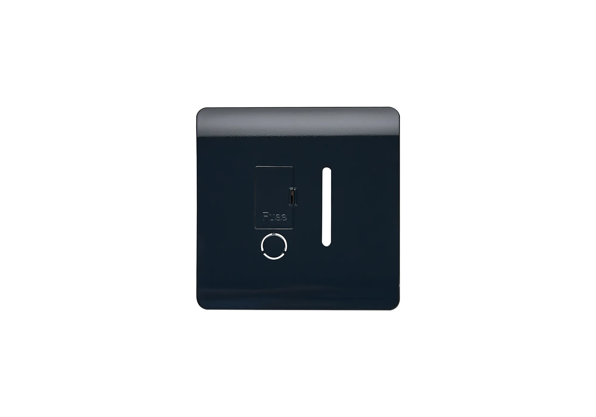 ART-FSNV-SP  (FACEPLATE) Switch Fused Spur 13A With Flex Outlet Navy Blue